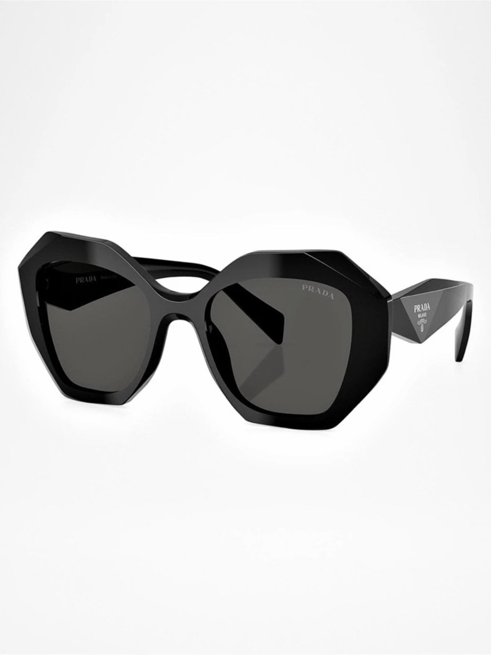 Prada Symbole Sunglasses PR 17WS Symbole PR 17WS Black Sunglasses